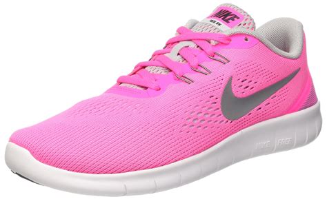 pink athletic shoes